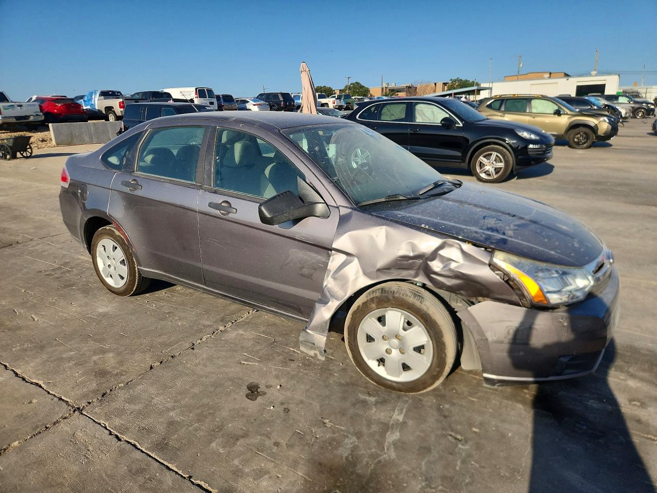 2011 Ford Focus S Gray vin: 1FAHP3EN9BW164678
