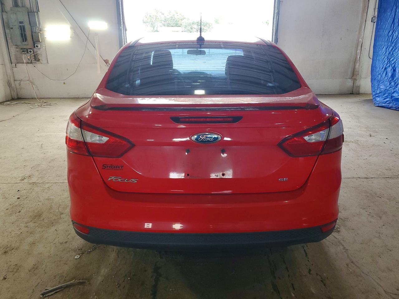 2012 Ford Focus Se Red vin: 1FAHP3F20CL123430