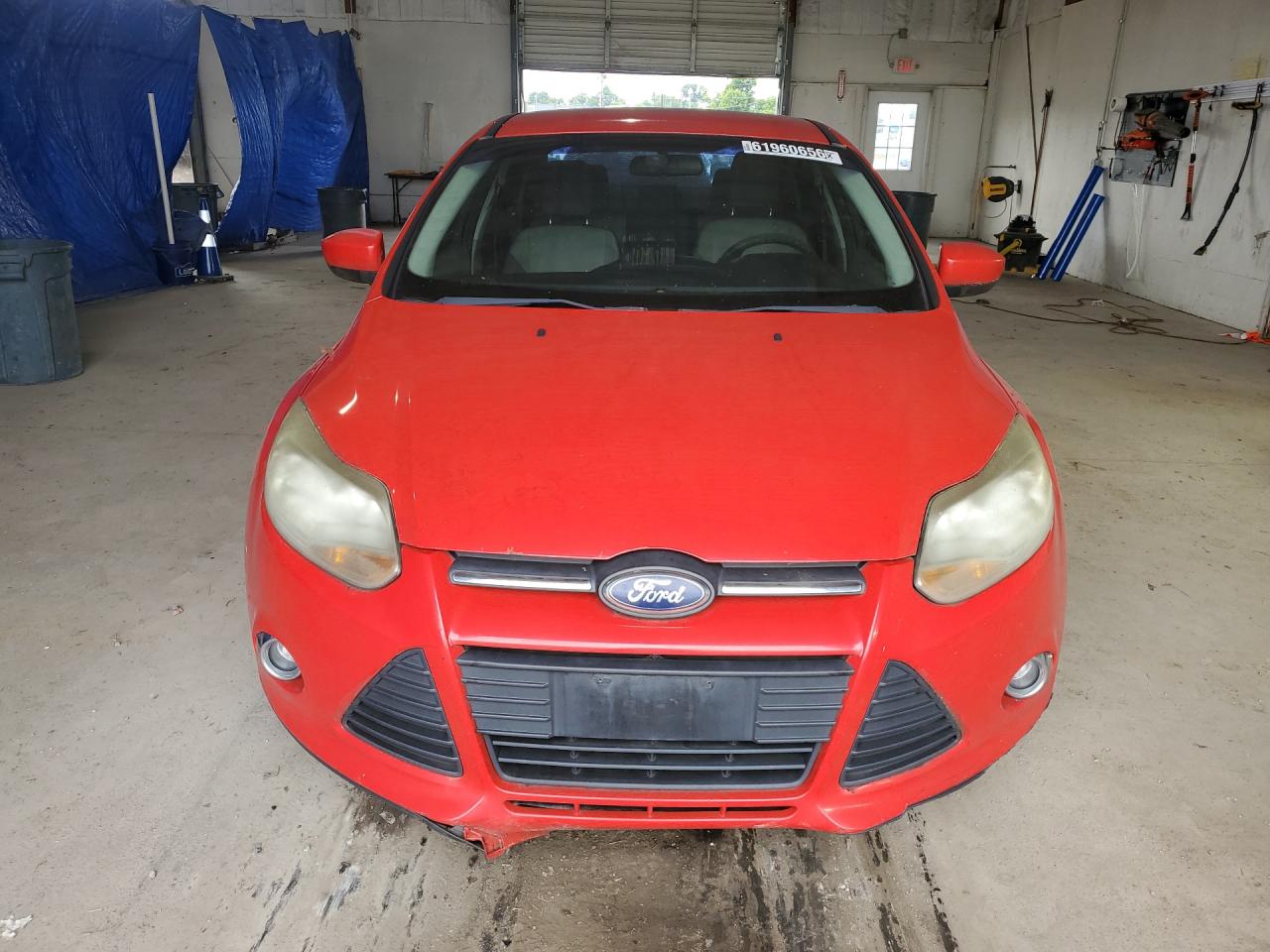 2012 Ford Focus Se Red vin: 1FAHP3F20CL123430 Damage: Hood, Dent(S) W/ Paint Dmg, 1 To 2 Inches