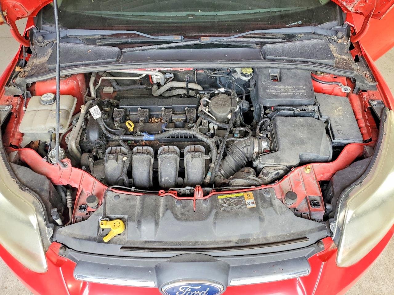 2012 Ford Focus Se Red vin: 1FAHP3F20CL123430