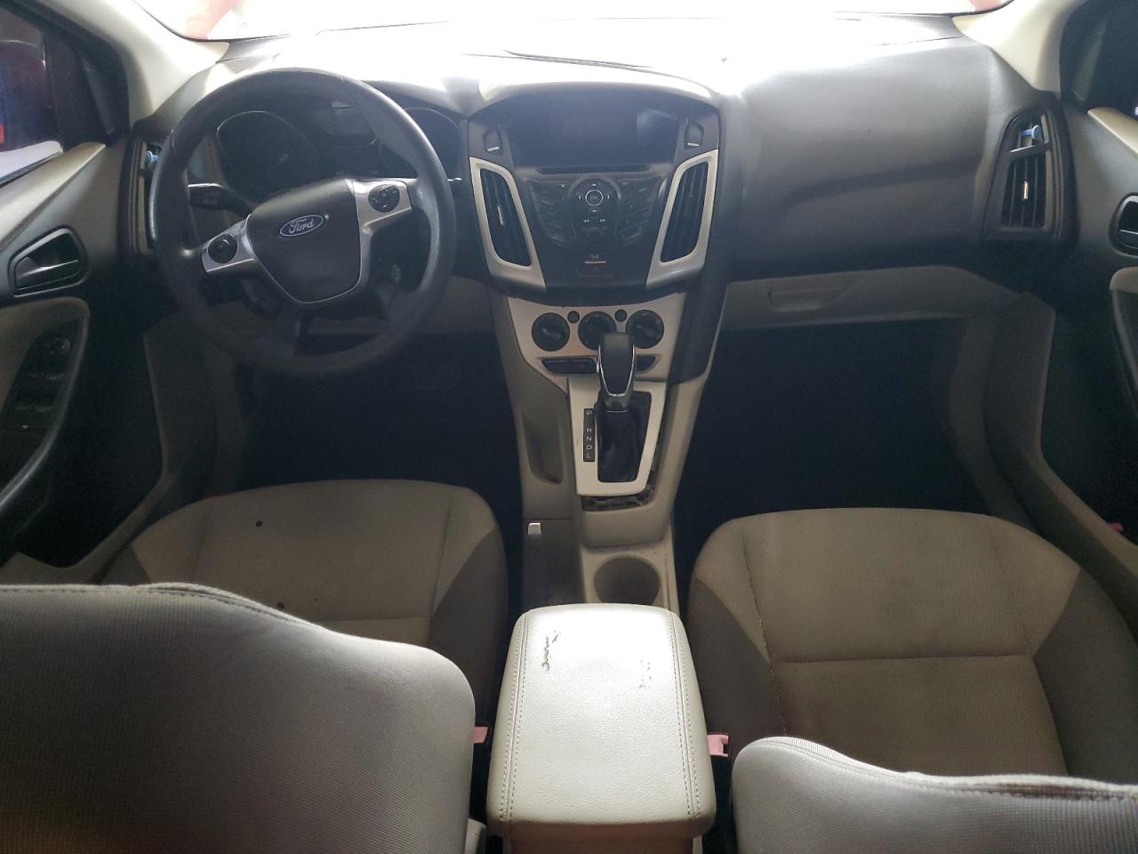 2012 Ford Focus Se Red vin: 1FAHP3F20CL123430 Damage: Console Cover, Torn, 5 To 6 Inches