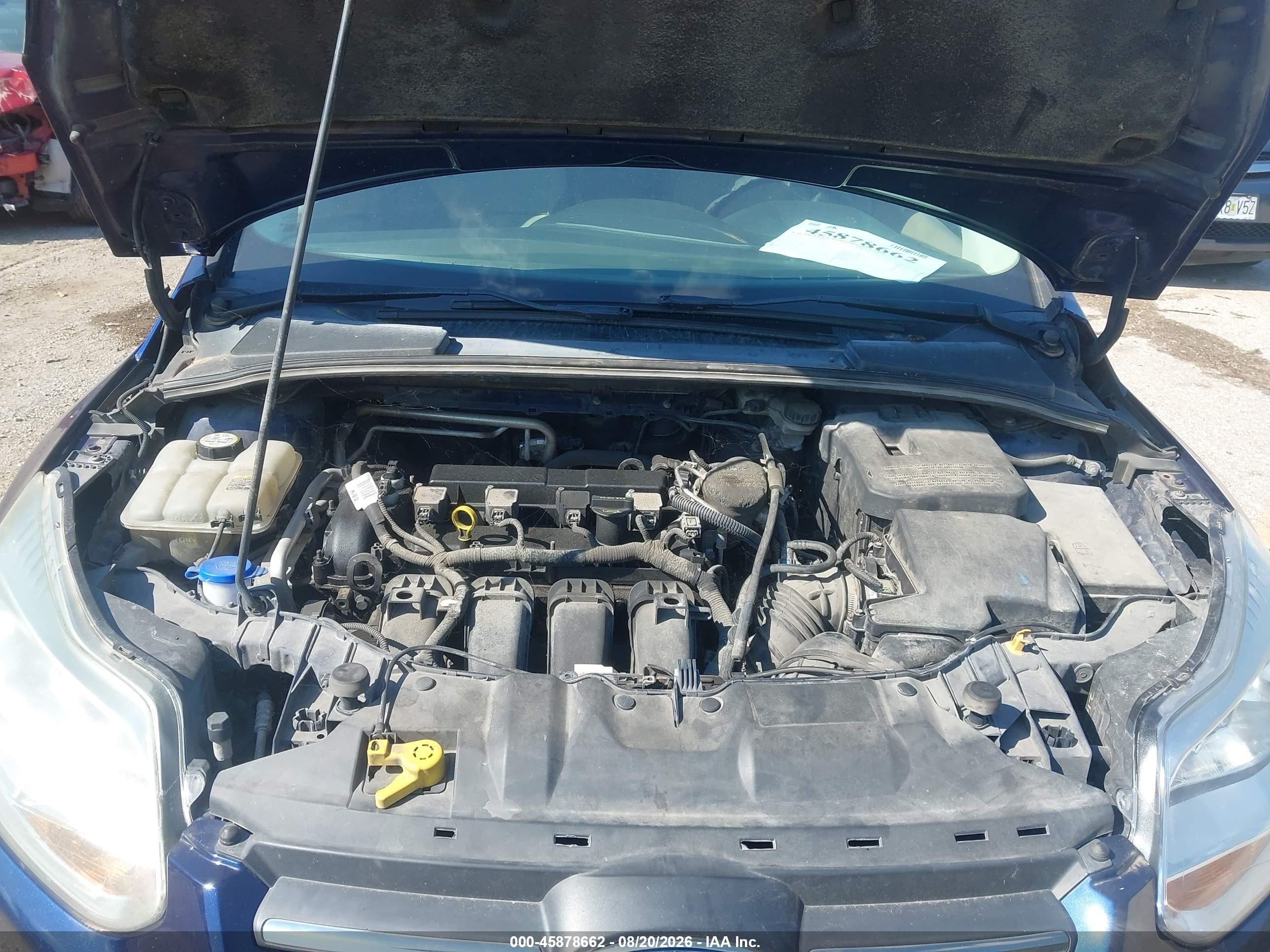 2012 Ford Focus Se Blue vin: 1FAHP3F20CL129907