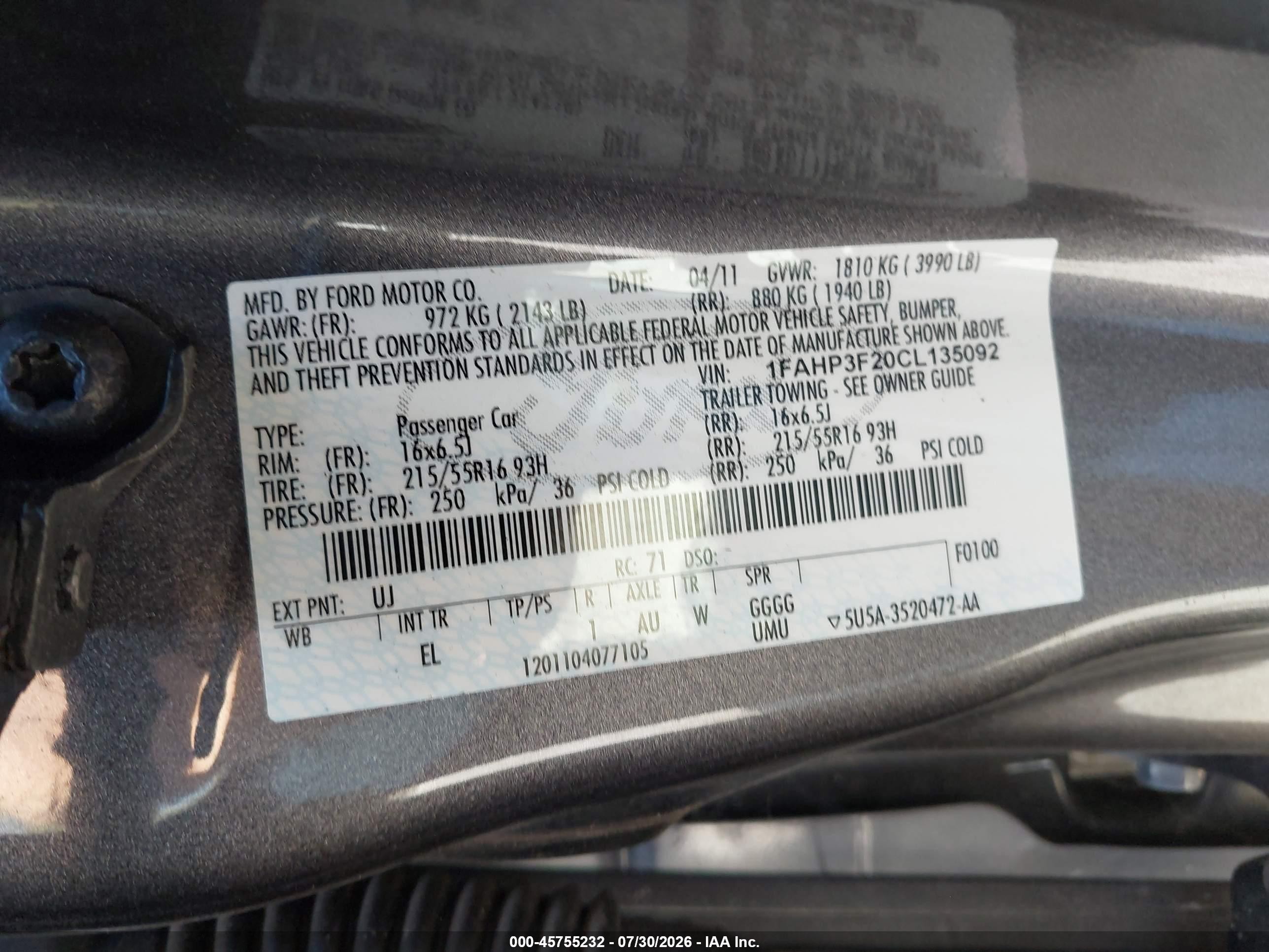 2012 Ford Focus Se Gray vin: 1FAHP3F20CL135092
