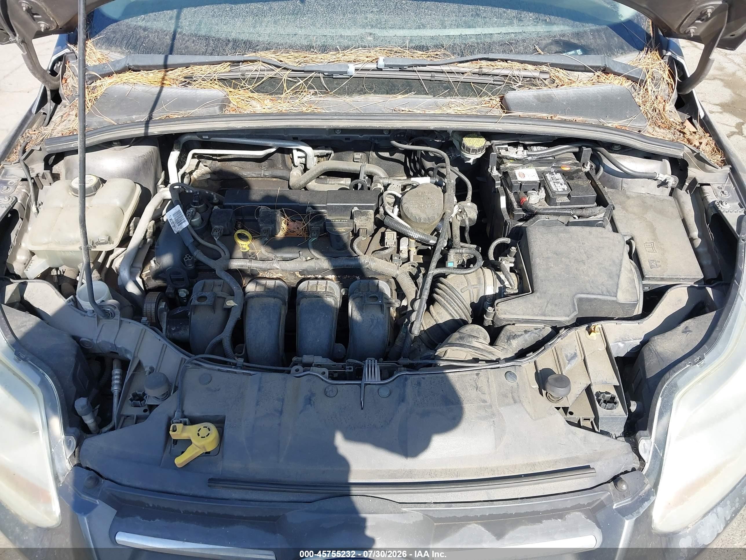 2012 Ford Focus Se Gray vin: 1FAHP3F20CL135092