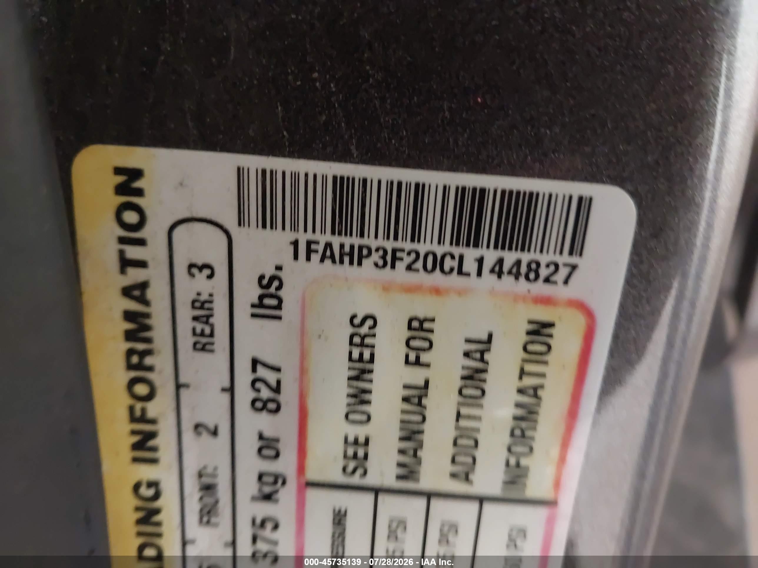 2012 Ford Focus Se Gray vin: 1FAHP3F20CL144827