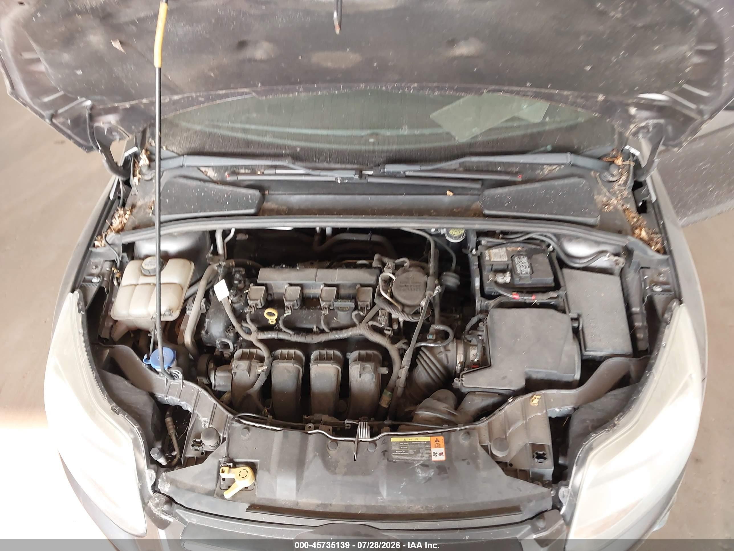 2012 Ford Focus Se Gray vin: 1FAHP3F20CL144827