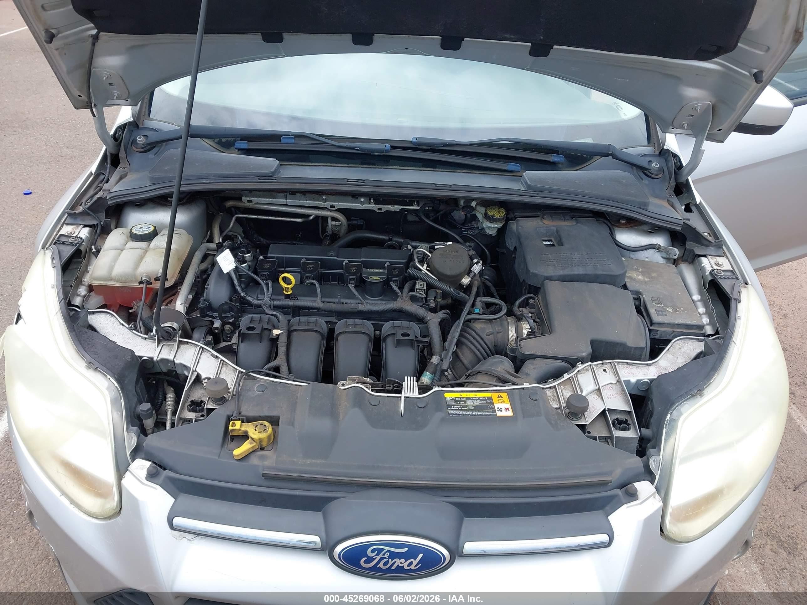 2012 Ford Focus Se Silver vin: 1FAHP3F20CL146559