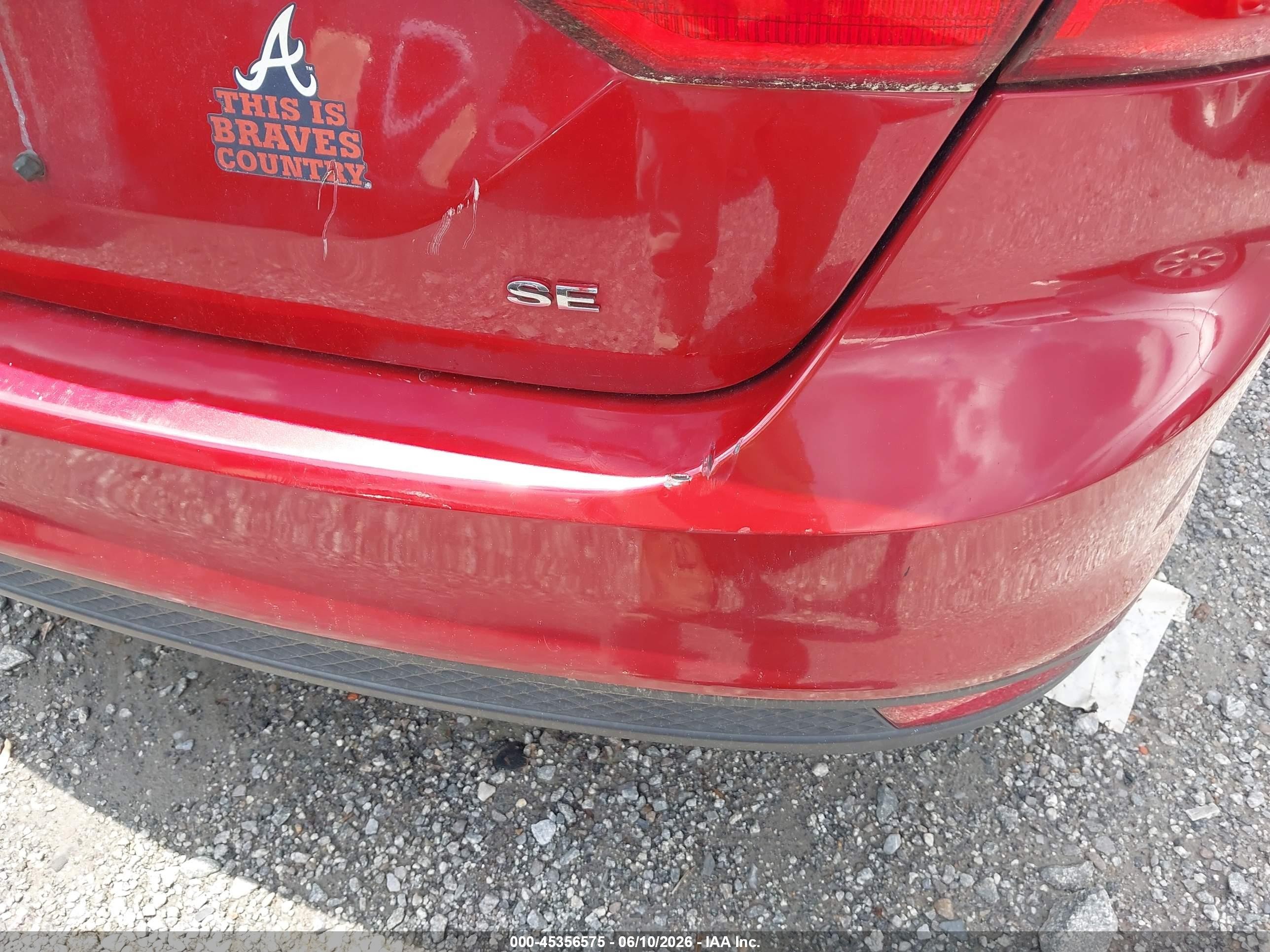 2012 Ford Focus Se Red vin: 1FAHP3F20CL160347
