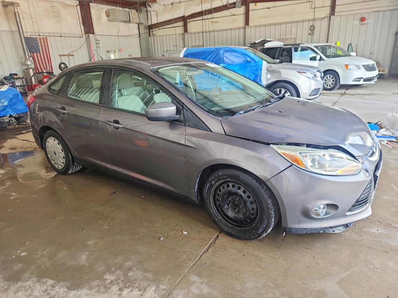 2012 Ford Focus Se Gray vin: 1FAHP3F20CL173180