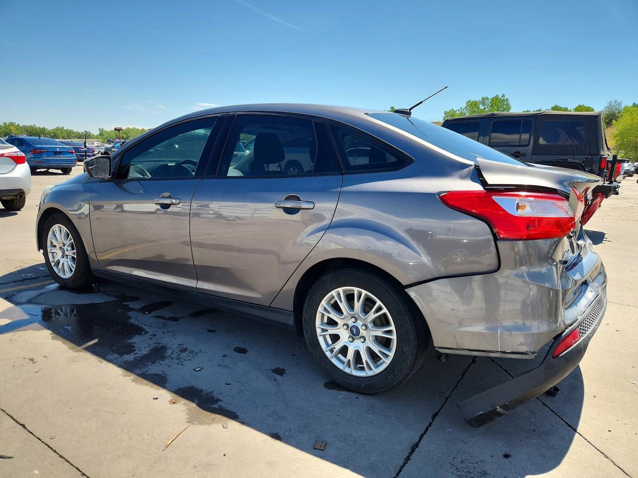 2012 Ford Focus Se Gray vin: 1FAHP3F20CL179433