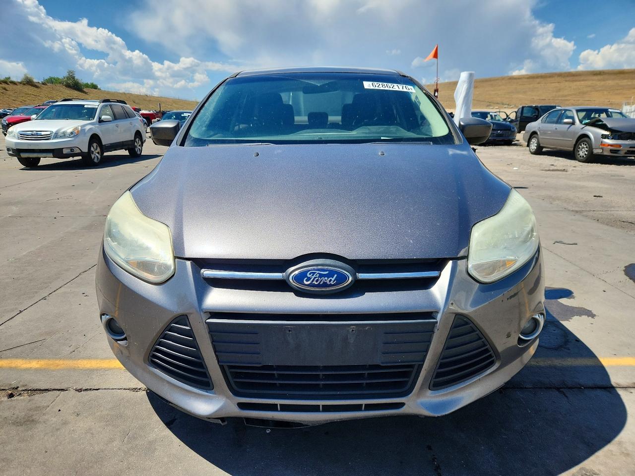 2012 Ford Focus Se Gray vin: 1FAHP3F20CL179433