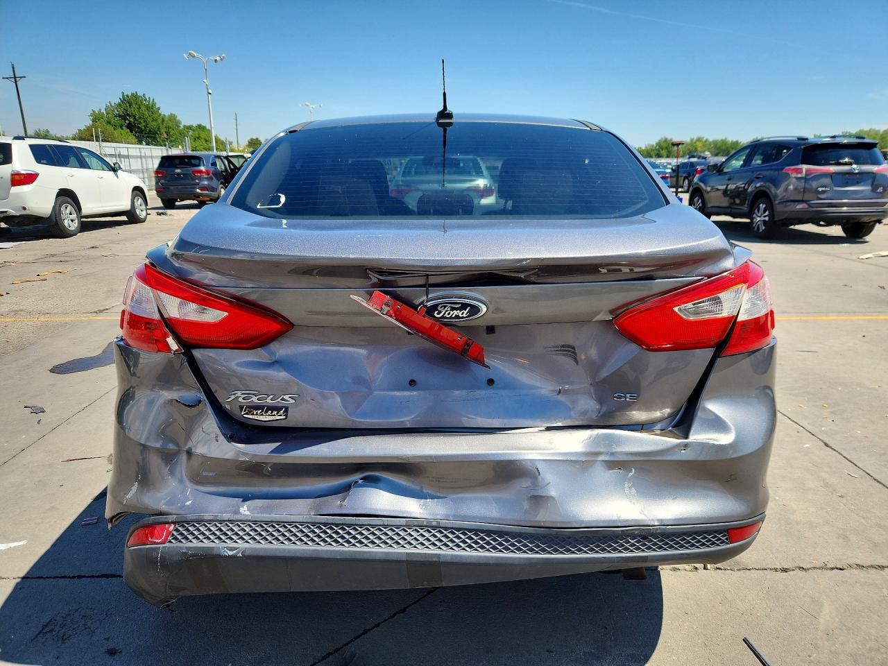 2012 Ford Focus Se Gray vin: 1FAHP3F20CL179433