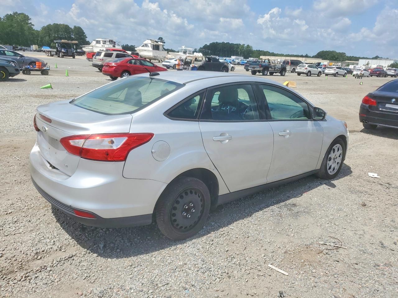 2012 Ford Focus Se Silver vin: 1FAHP3F20CL204797