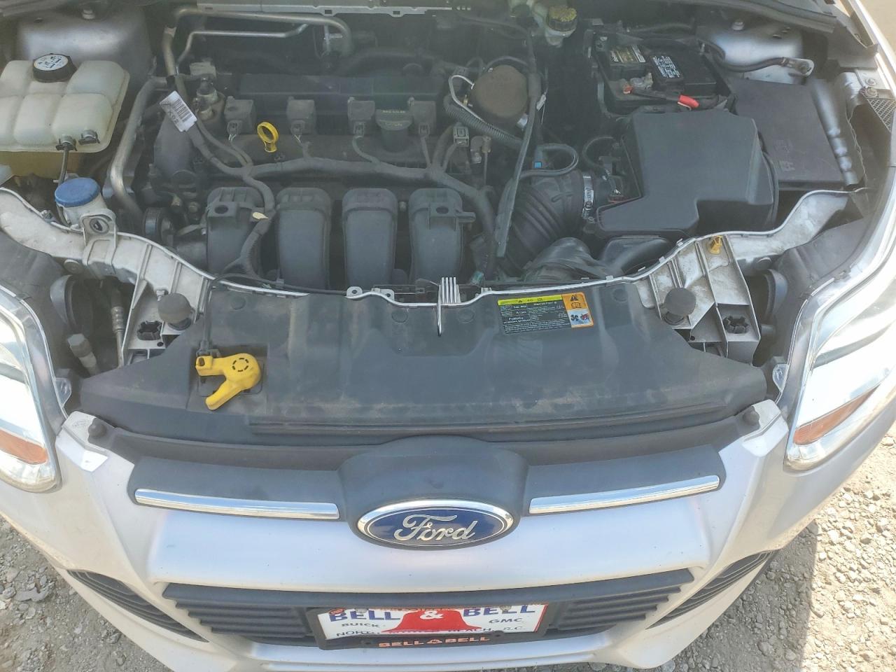 2012 Ford Focus Se Silver vin: 1FAHP3F20CL204797