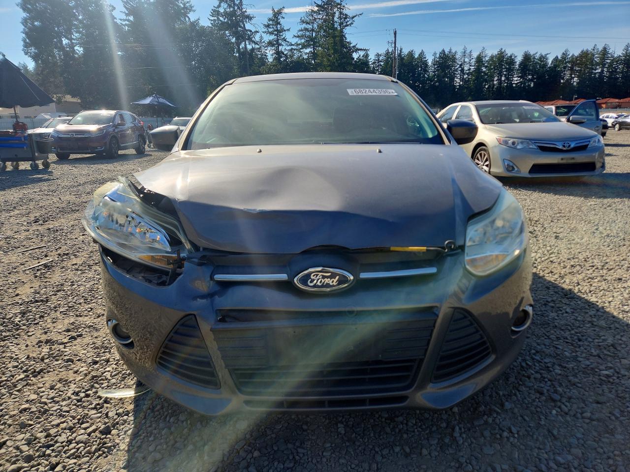 2012 Ford Focus Se Gray vin: 1FAHP3F20CL237606