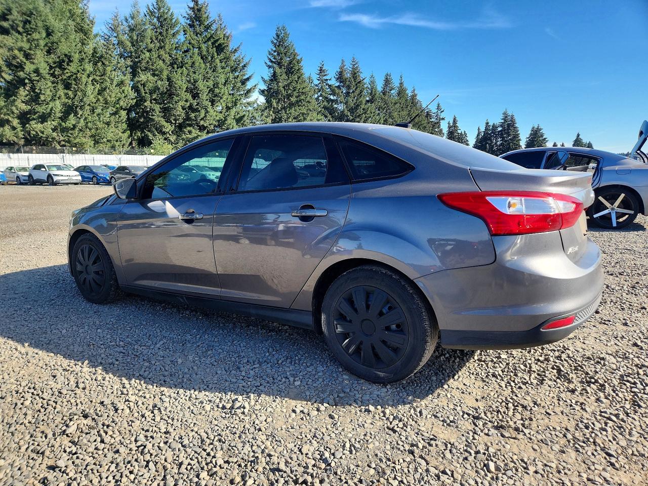 2012 Ford Focus Se Gray vin: 1FAHP3F20CL237606