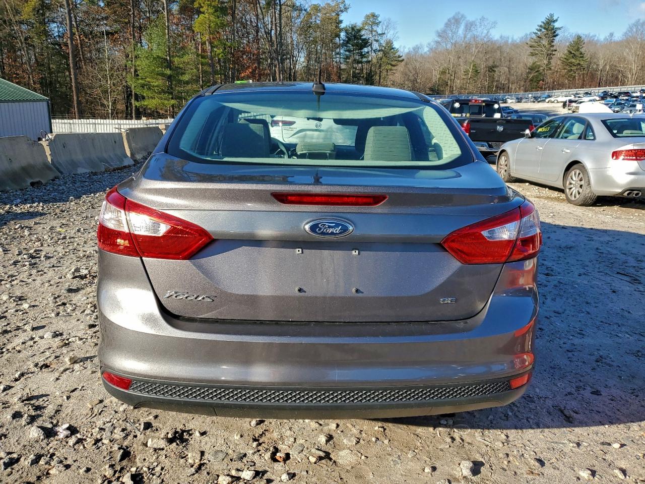 2012 Ford Focus Se Gray vin: 1FAHP3F20CL281640