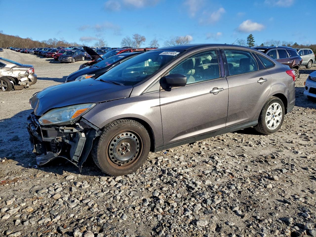 2012 Ford Focus Se Gray vin: 1FAHP3F20CL281640