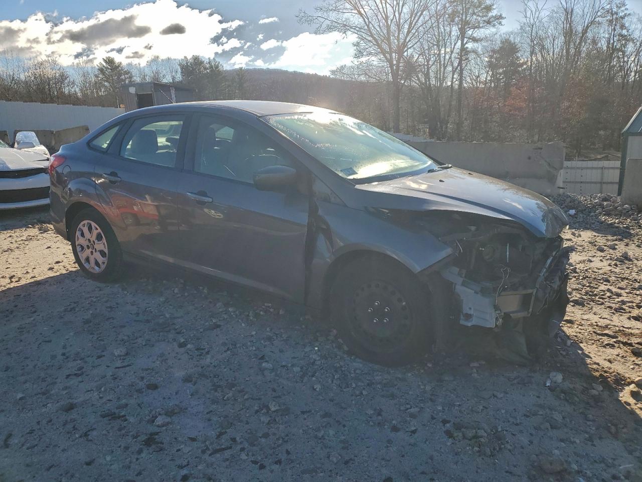 2012 Ford Focus Se Gray vin: 1FAHP3F20CL281640