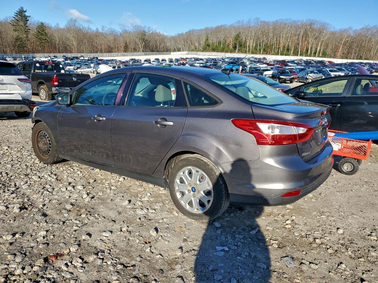 2012 Ford Focus Se Gray vin: 1FAHP3F20CL281640