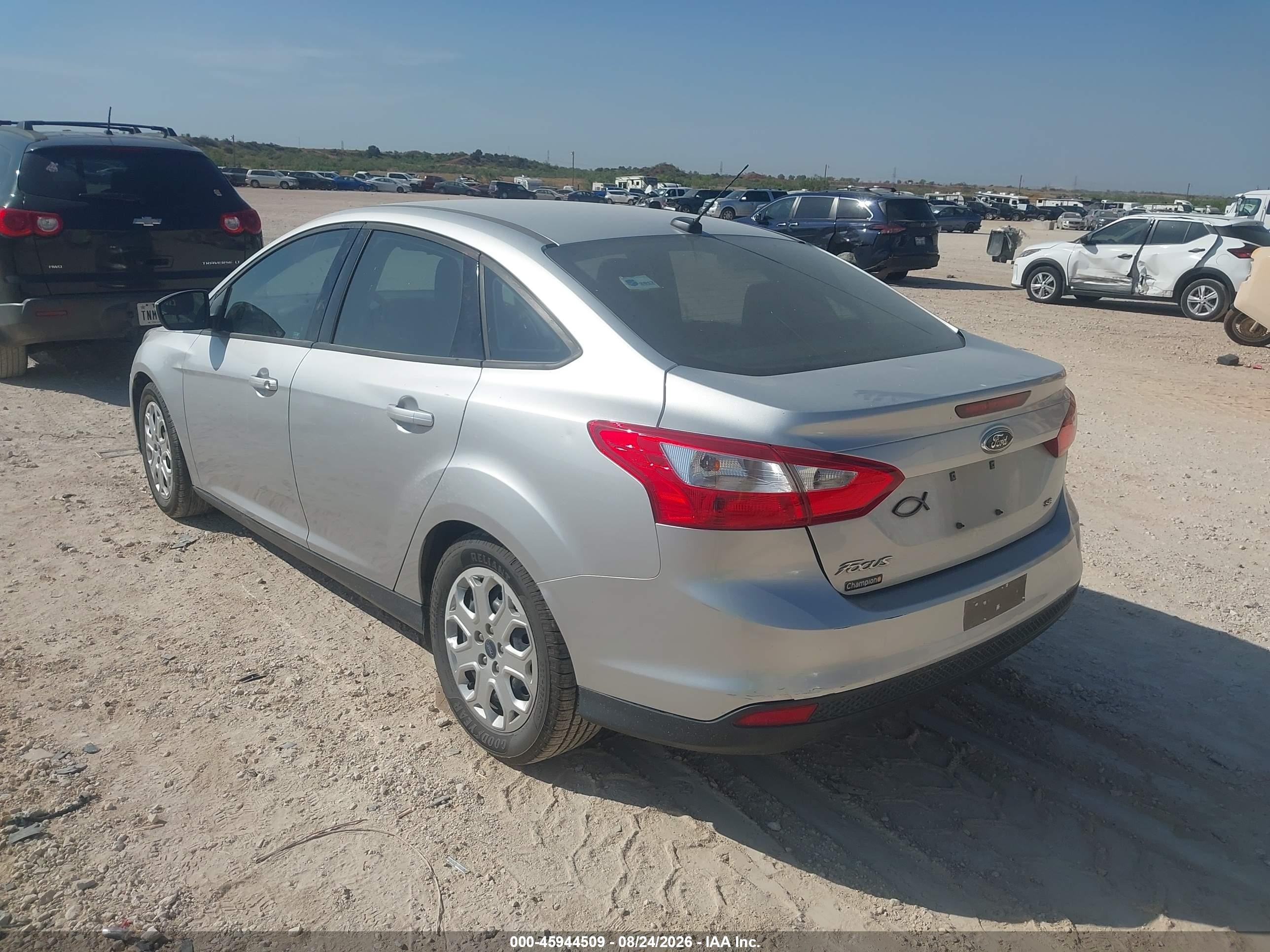2012 Ford Focus Se Silver vin: 1FAHP3F20CL284327