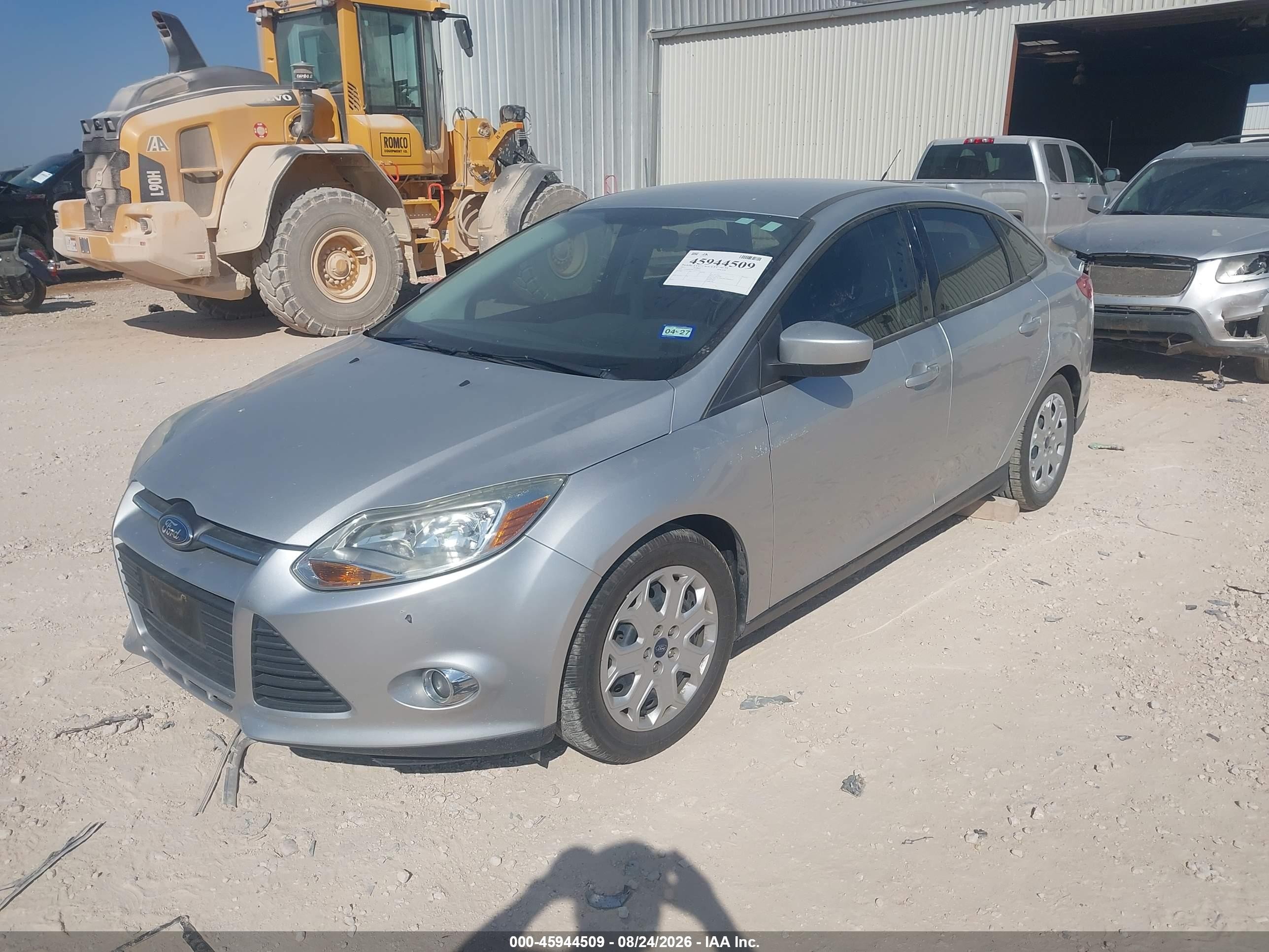 2012 Ford Focus Se Silver vin: 1FAHP3F20CL284327