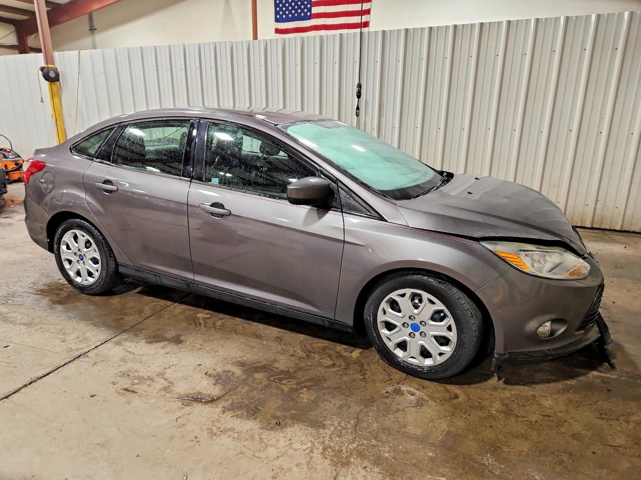 2012 Ford Focus Se Gray vin: 1FAHP3F20CL292508