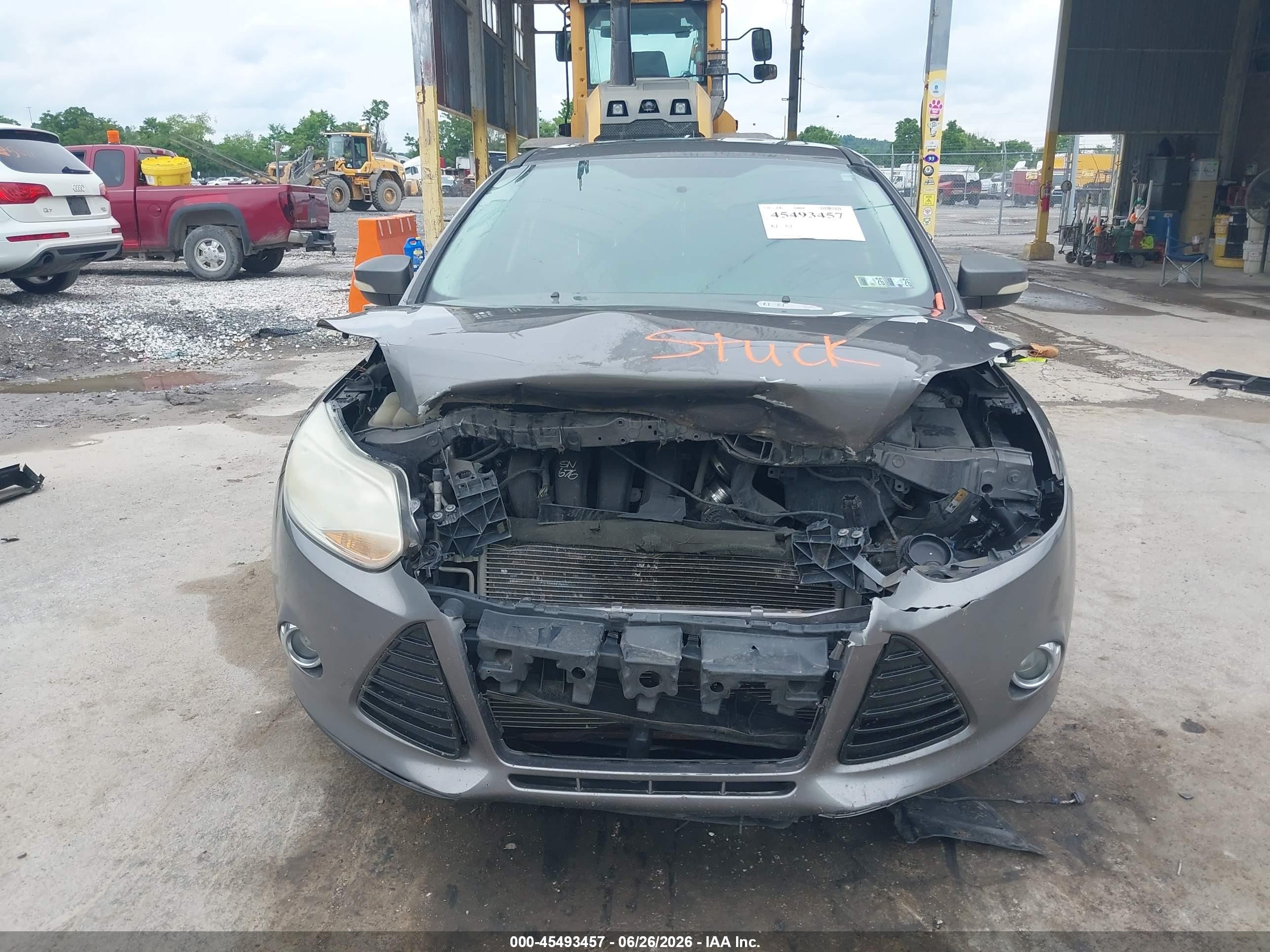 2012 Ford Focus Se Gray vin: 1FAHP3F20CL303507