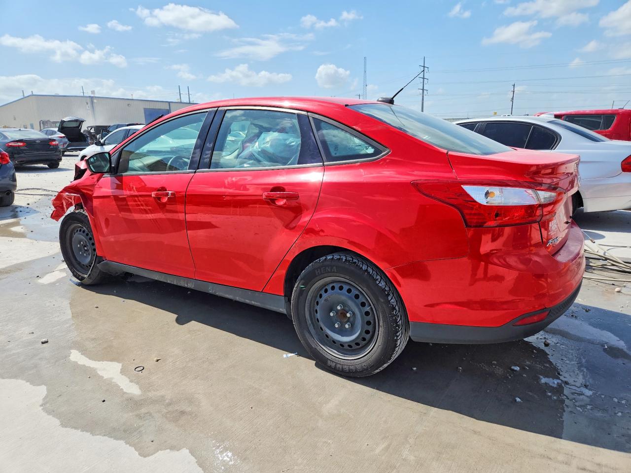 2012 Ford Focus Se Red vin: 1FAHP3F20CL308514