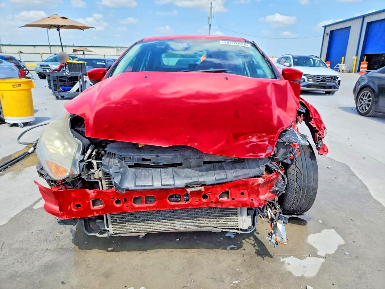 2012 Ford Focus Se Red vin: 1FAHP3F20CL308514