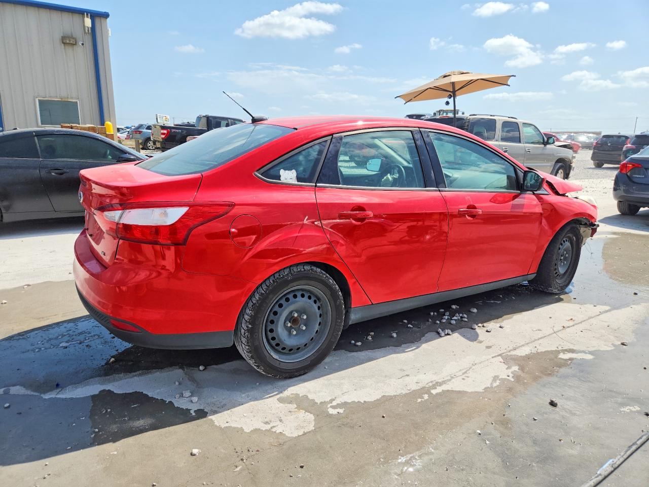 2012 Ford Focus Se Red vin: 1FAHP3F20CL308514