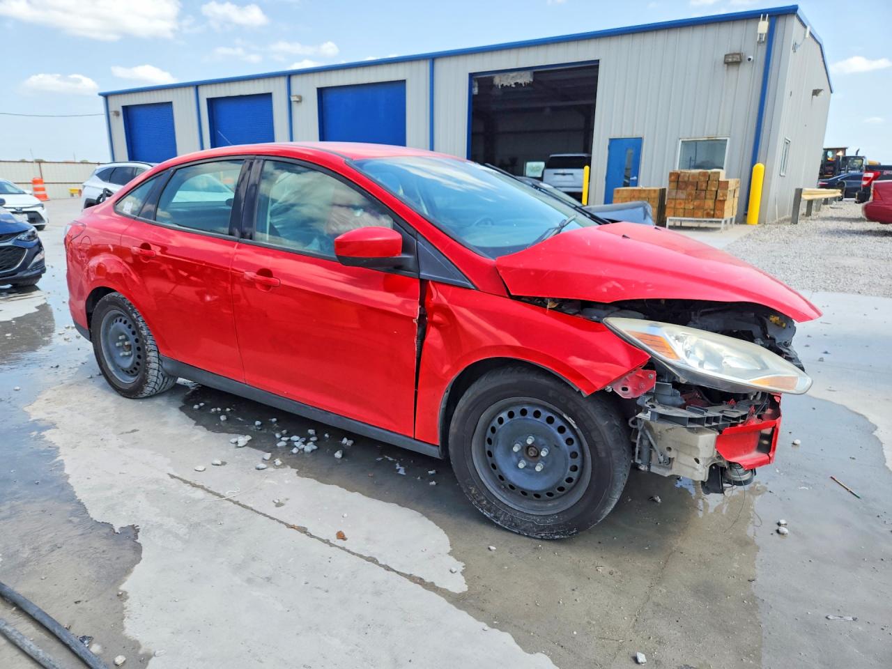2012 Ford Focus Se Red vin: 1FAHP3F20CL308514