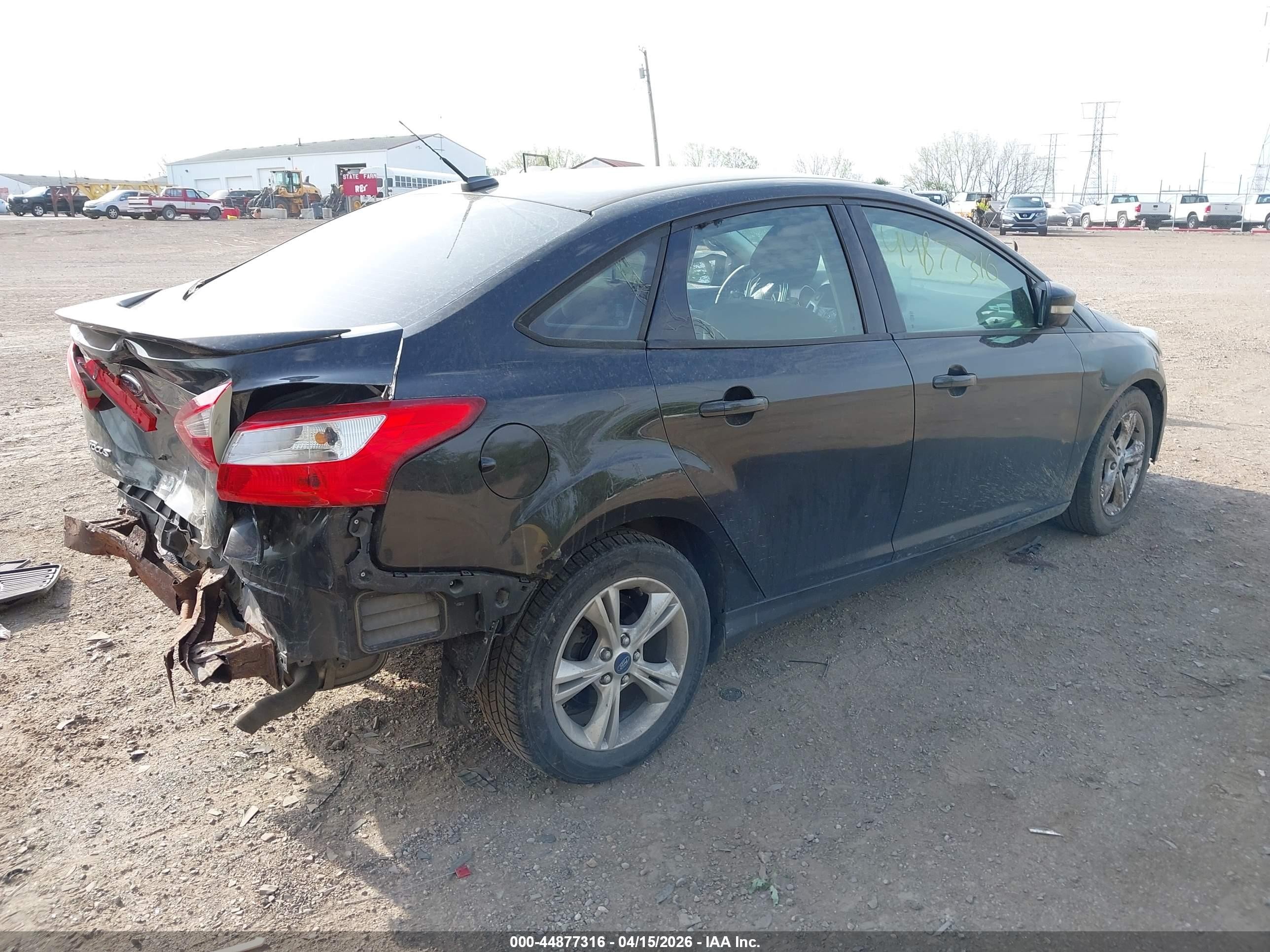 2012 Ford Focus Se Black vin: 1FAHP3F20CL319898