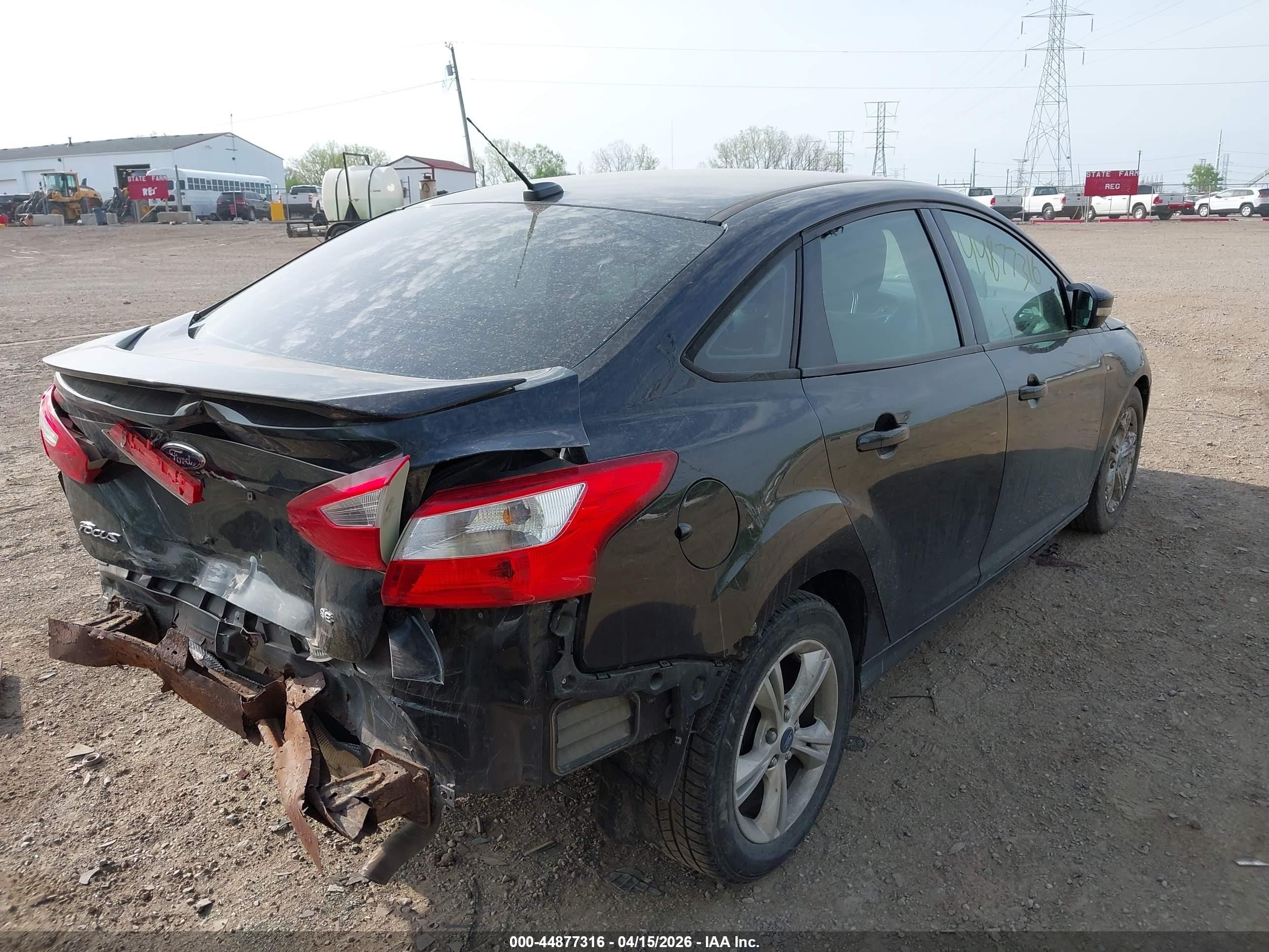2012 Ford Focus Se Black vin: 1FAHP3F20CL319898