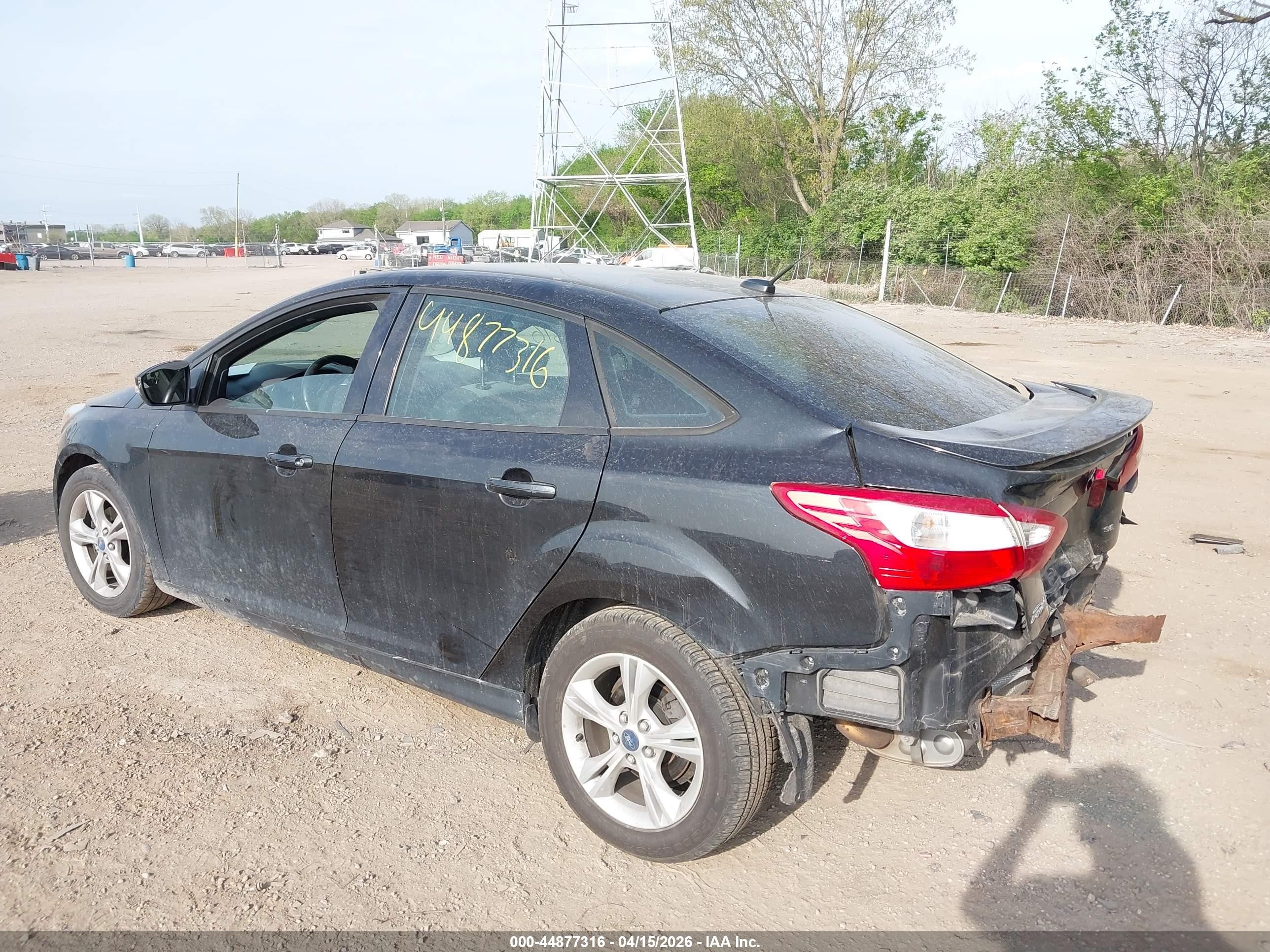 2012 Ford Focus Se Black vin: 1FAHP3F20CL319898