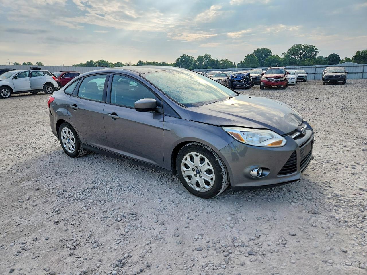 2012 Ford Focus Se Gray vin: 1FAHP3F20CL336152