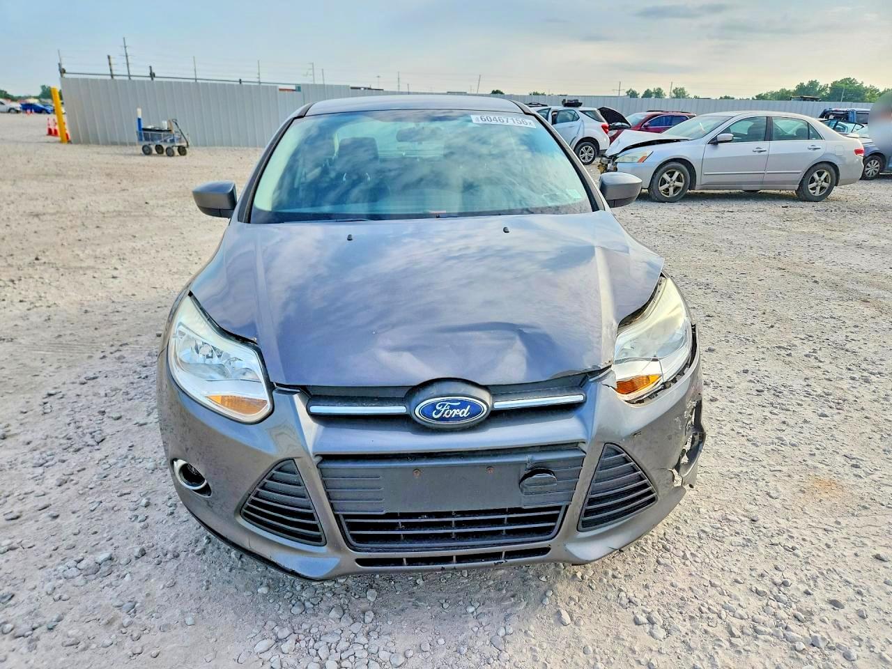 2012 Ford Focus Se Gray vin: 1FAHP3F20CL336152