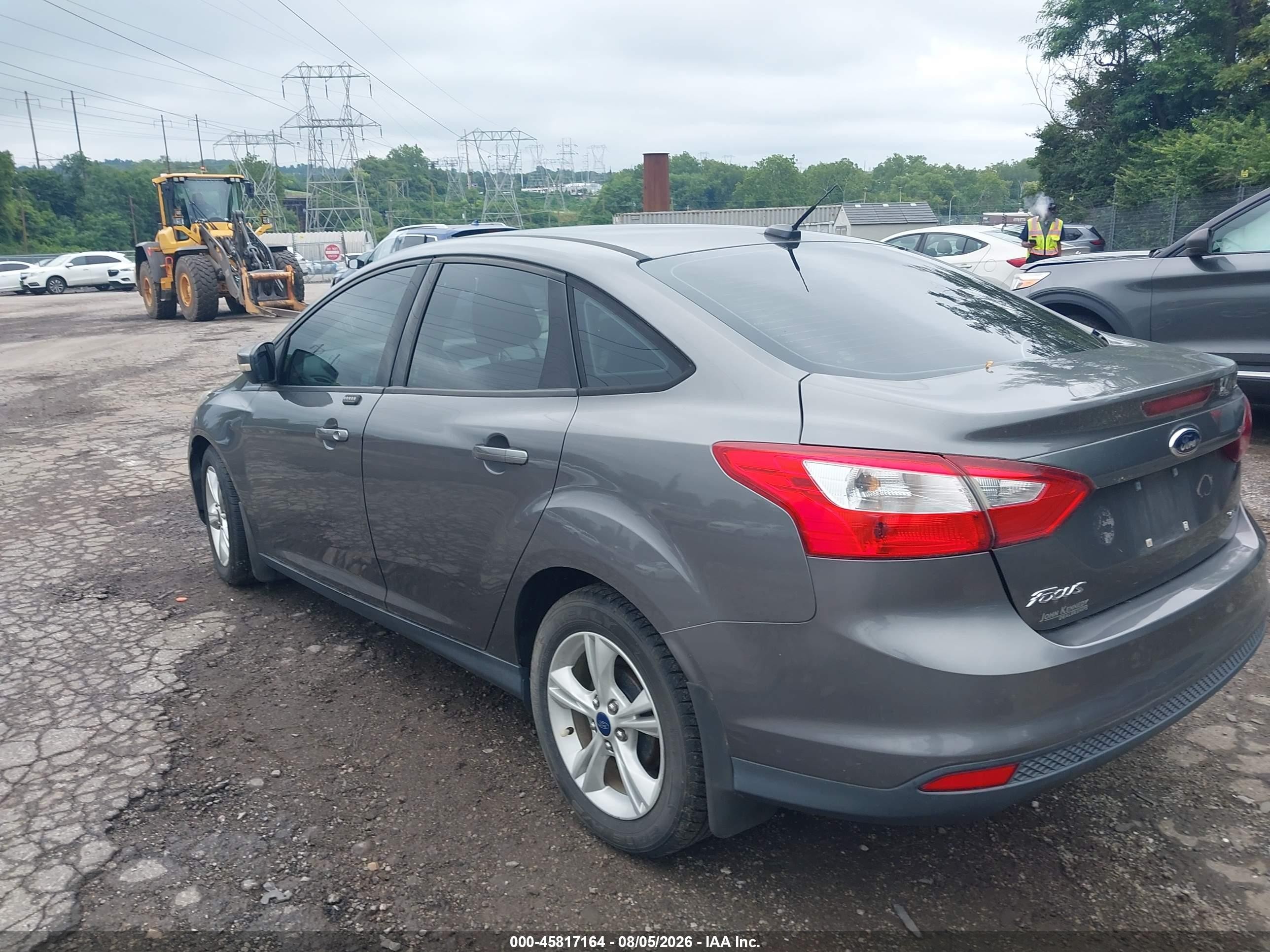 2012 Ford Focus Se Gray vin: 1FAHP3F20CL371659