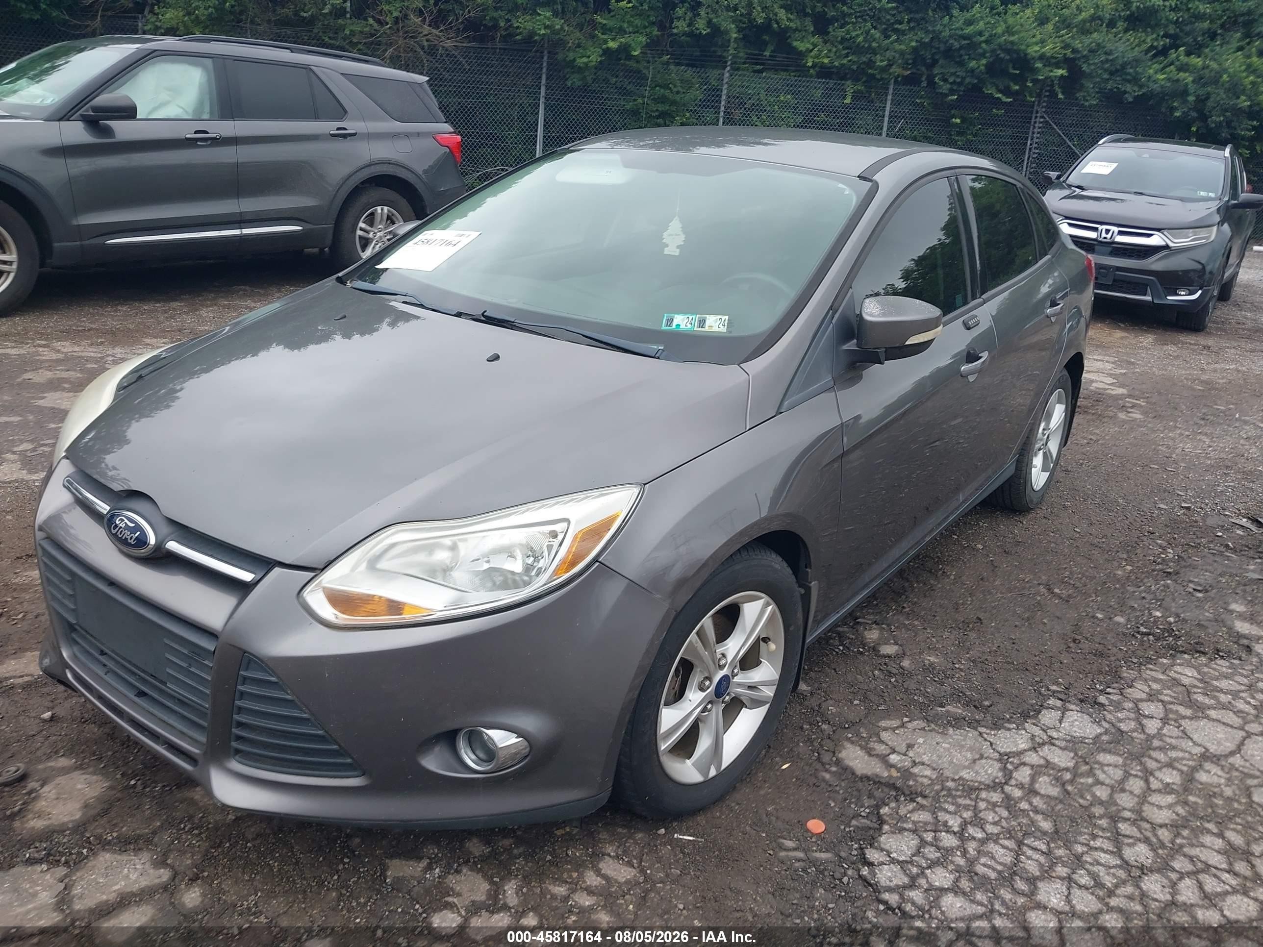 2012 Ford Focus Se Gray vin: 1FAHP3F20CL371659