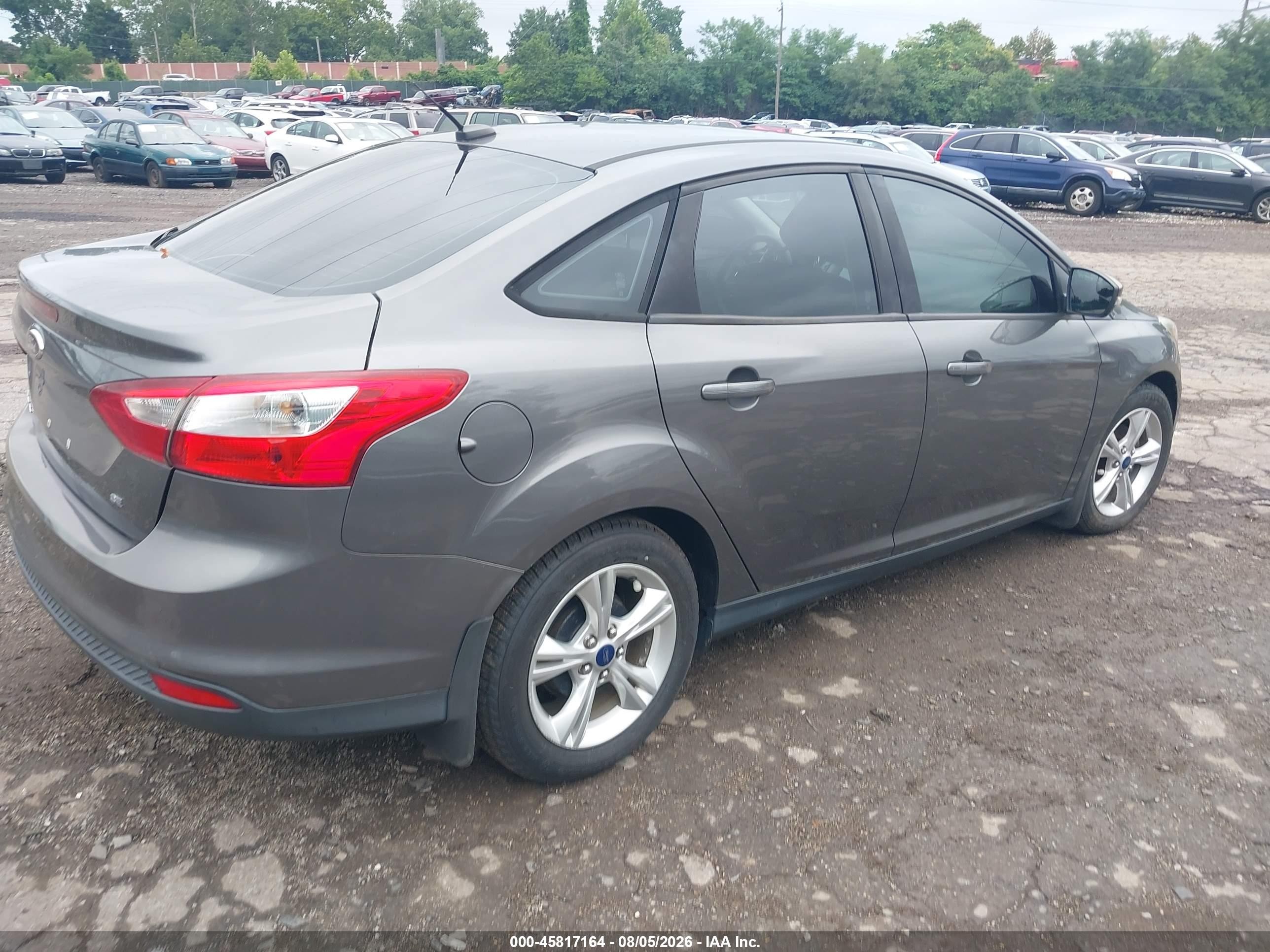 2012 Ford Focus Se Gray vin: 1FAHP3F20CL371659