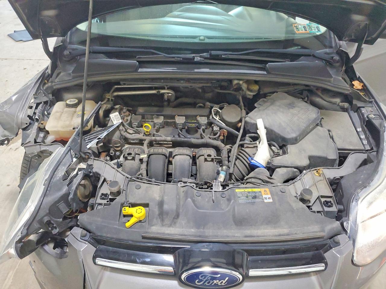2012 Ford Focus Se Gray vin: 1FAHP3F20CL390969