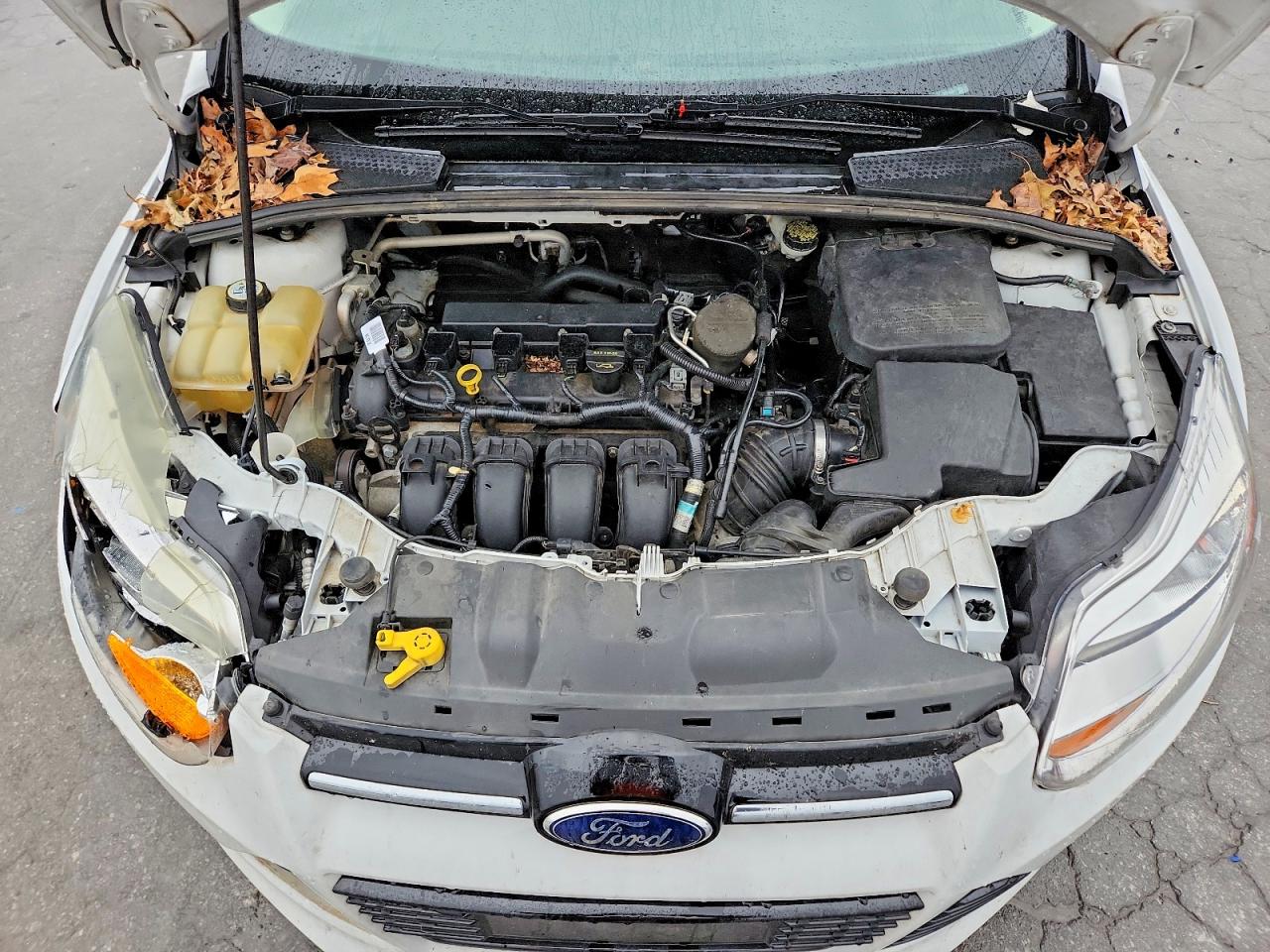 2012 Ford Focus Se White vin: 1FAHP3F20CL399980