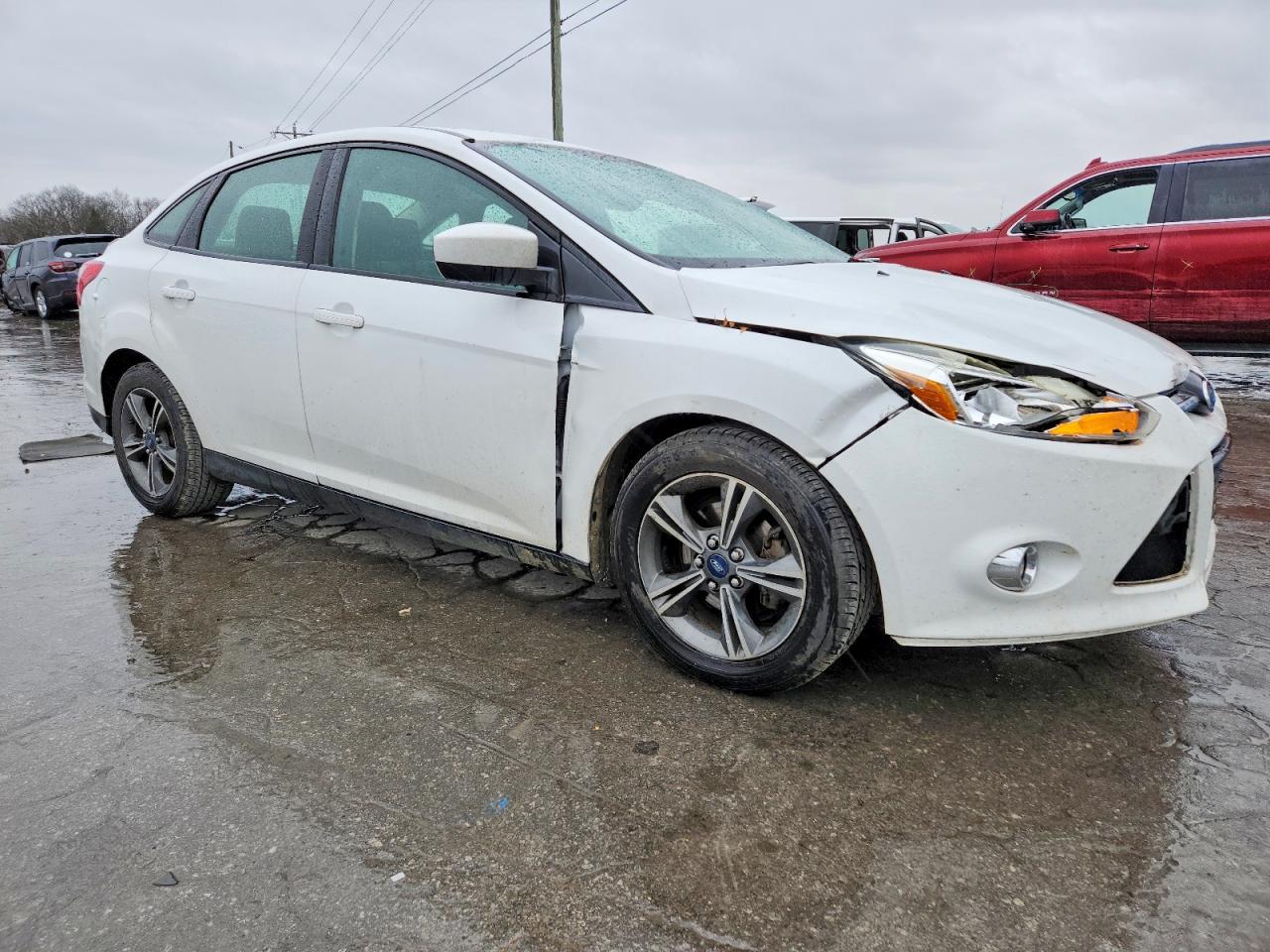 2012 Ford Focus Se White vin: 1FAHP3F20CL399980