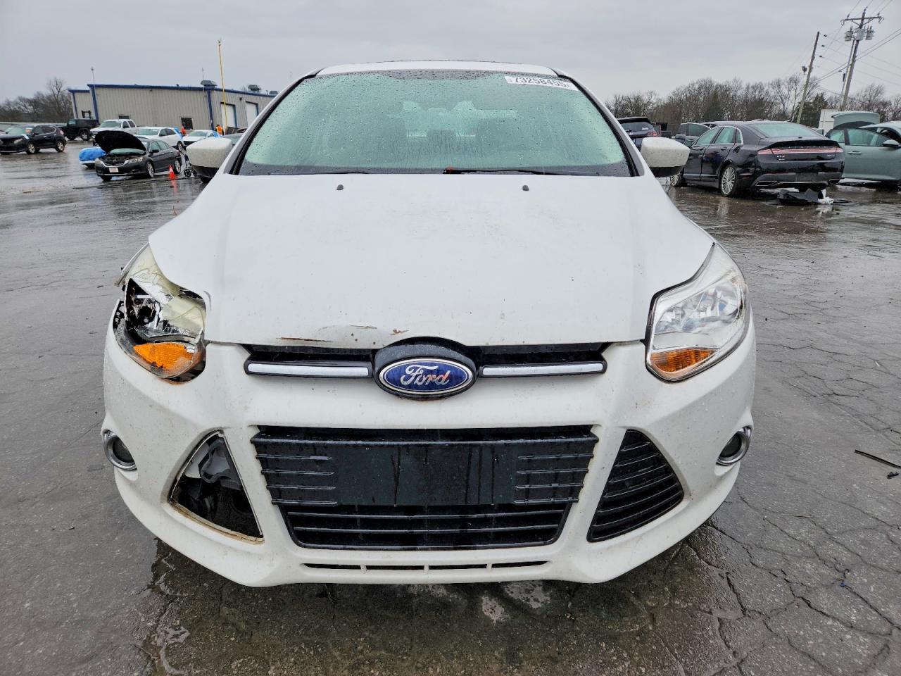 2012 Ford Focus Se White vin: 1FAHP3F20CL399980