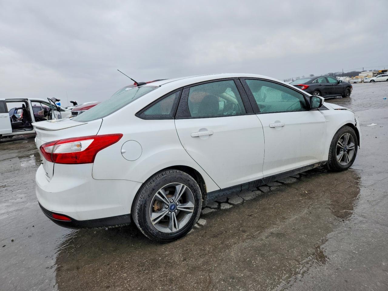 2012 Ford Focus Se White vin: 1FAHP3F20CL399980