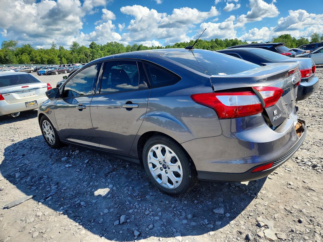 2012 Ford Focus Se Gray vin: 1FAHP3F20CL411397
