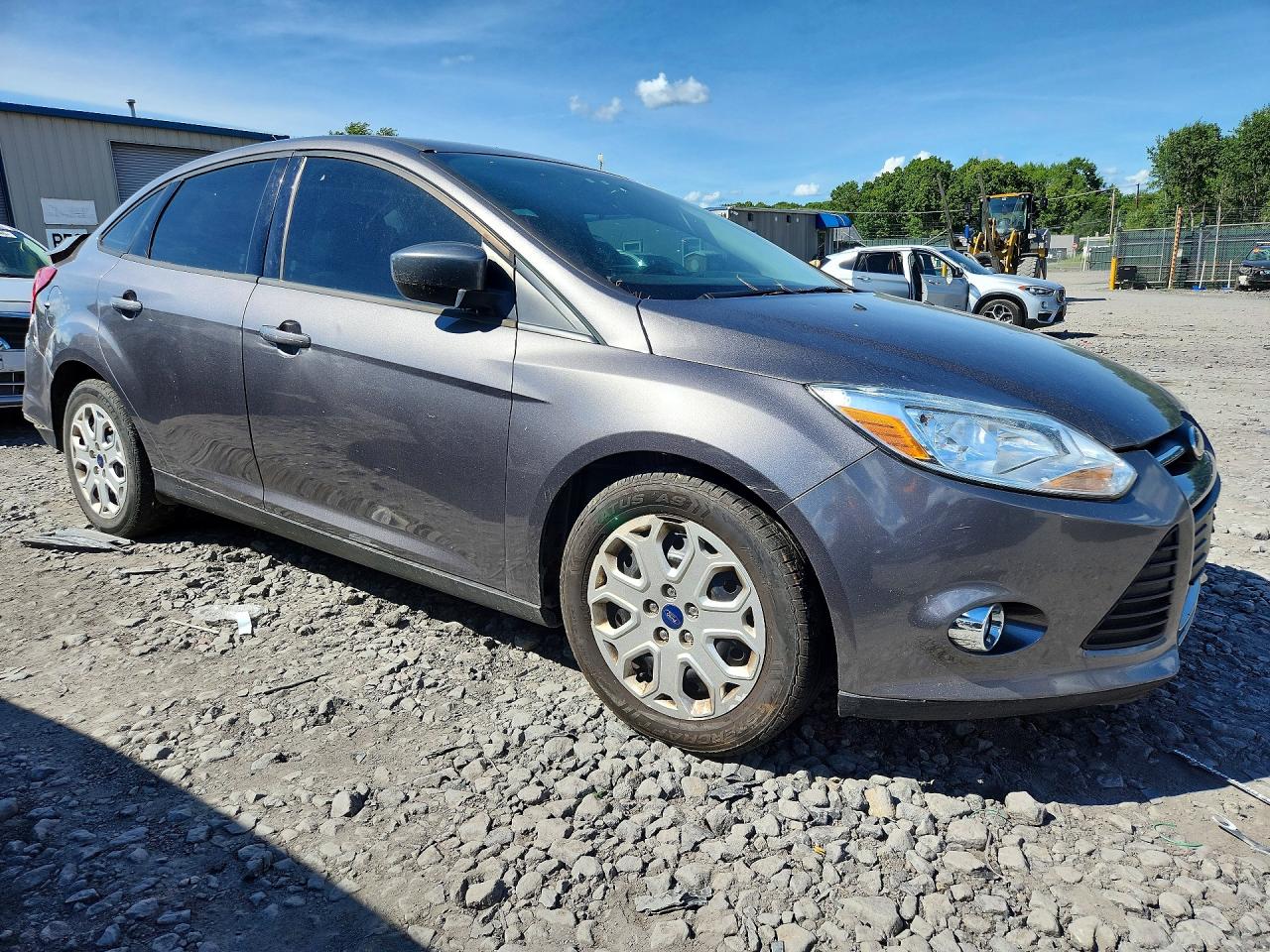 2012 Ford Focus Se Gray vin: 1FAHP3F20CL411397