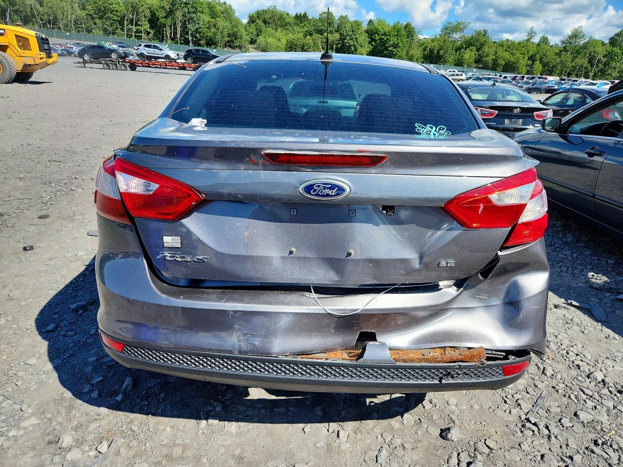 2012 Ford Focus Se Gray vin: 1FAHP3F20CL411397