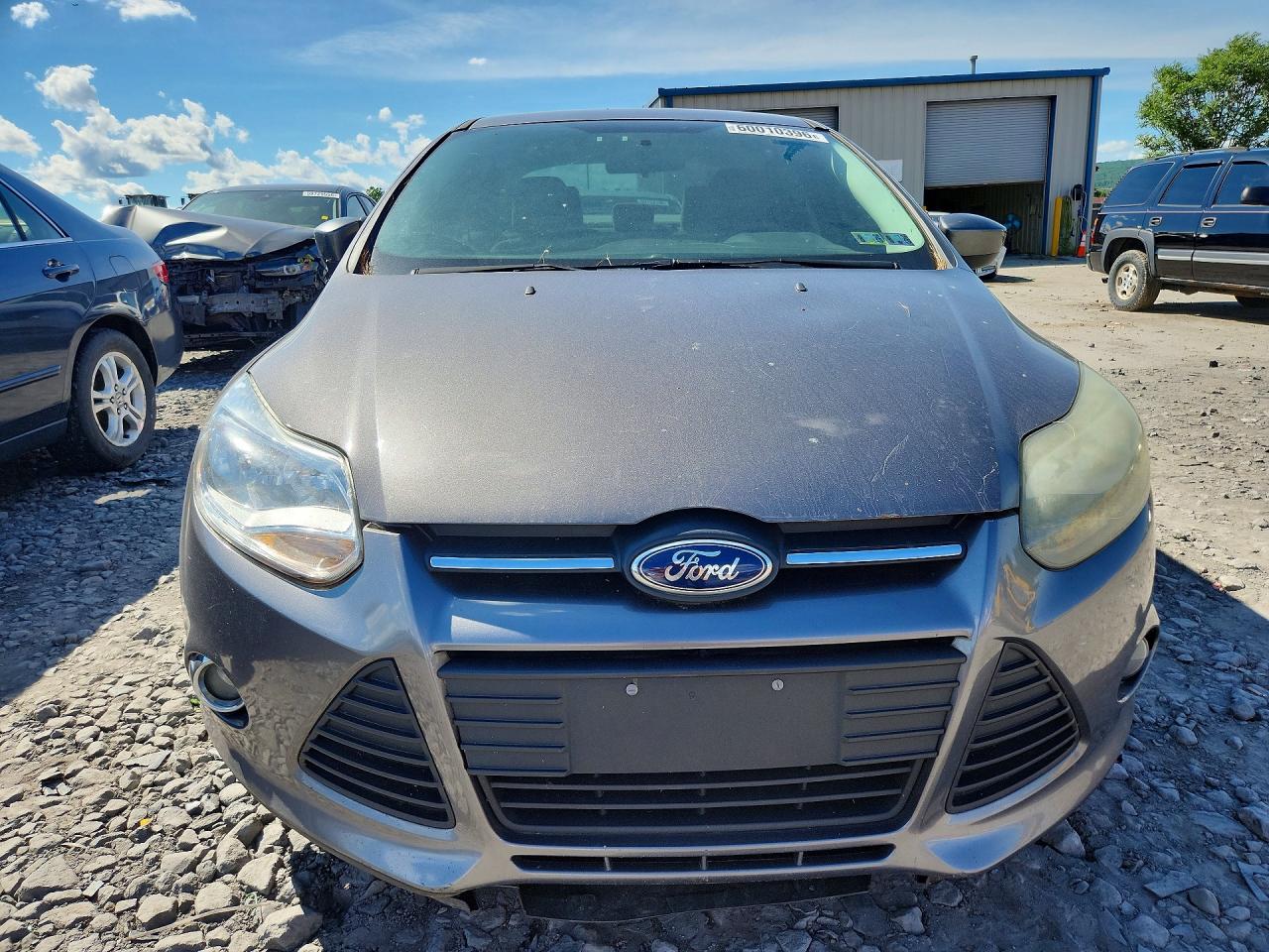 2012 Ford Focus Se Gray vin: 1FAHP3F20CL411397