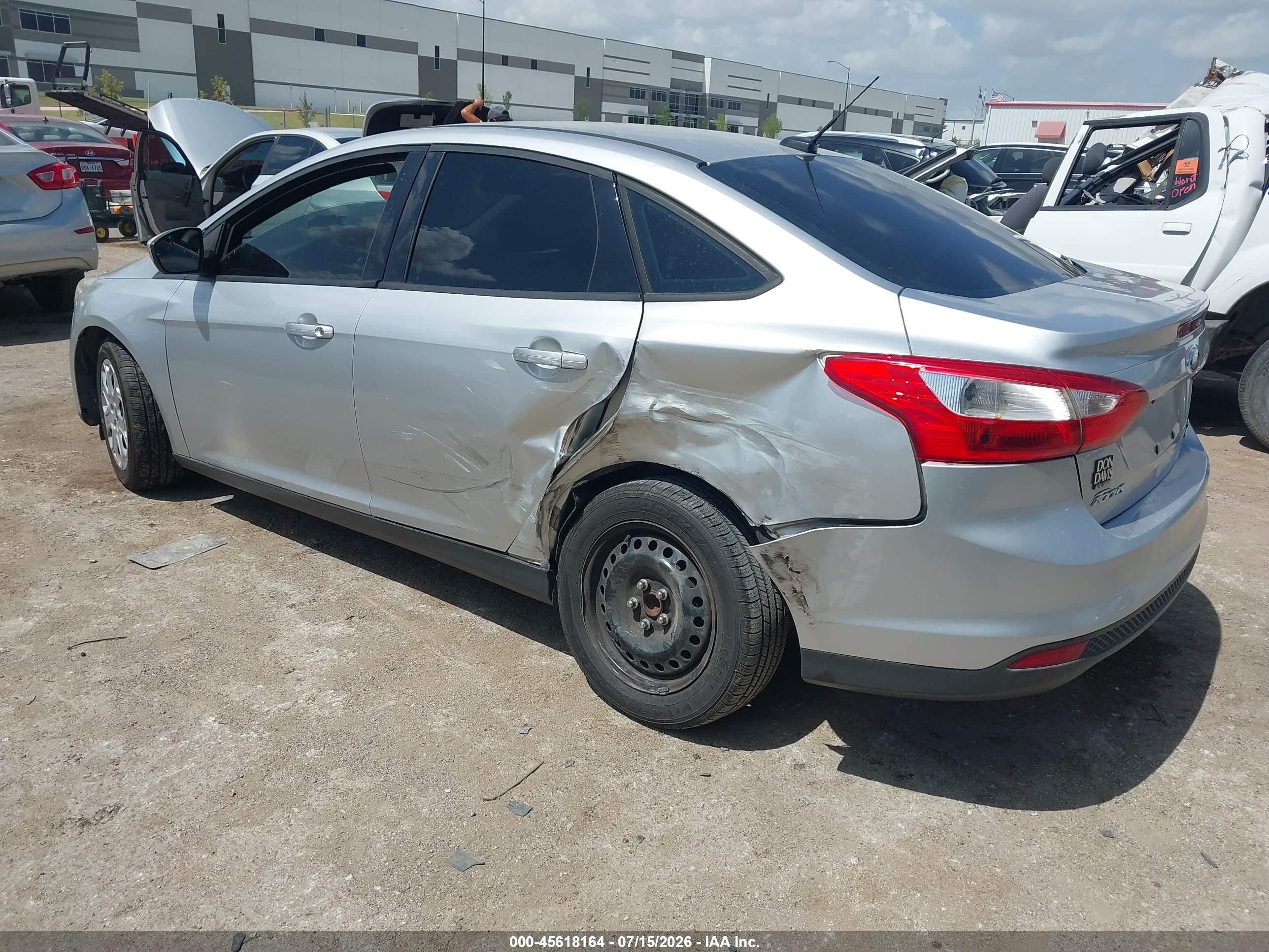 2012 Ford Focus Se Silver vin: 1FAHP3F20CL422030
